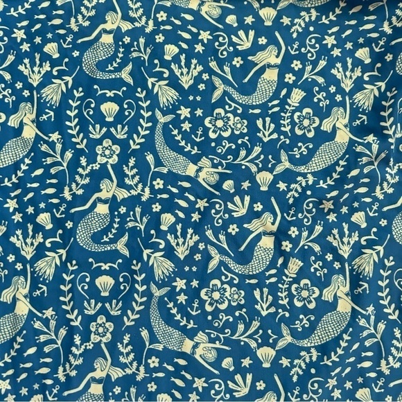 Mini Boden Blue Mermaid Swim Rashguard Girl’s Sz 13-14 Yrs - Picture 4 of 6